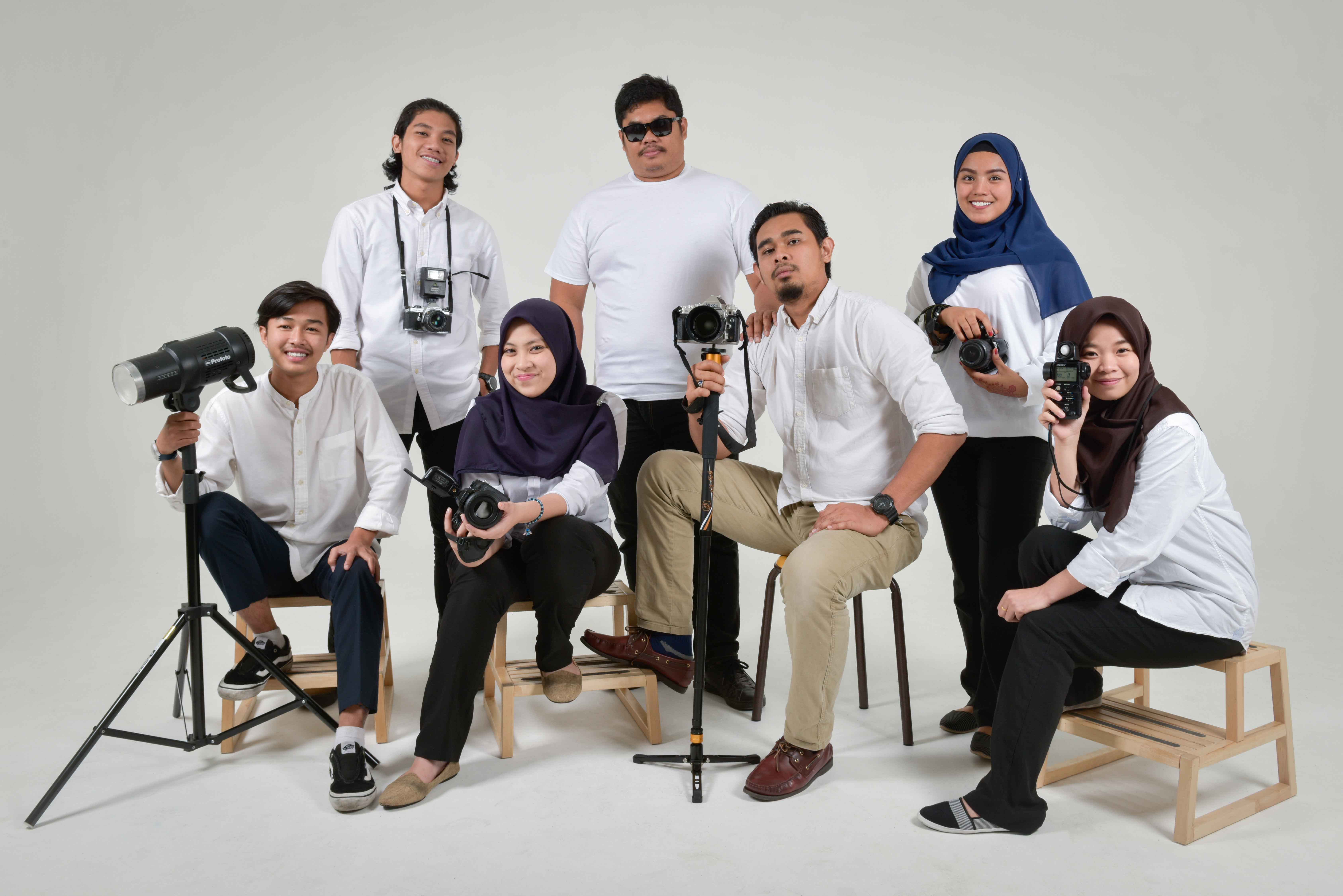 Corporate portrait and team studio photography