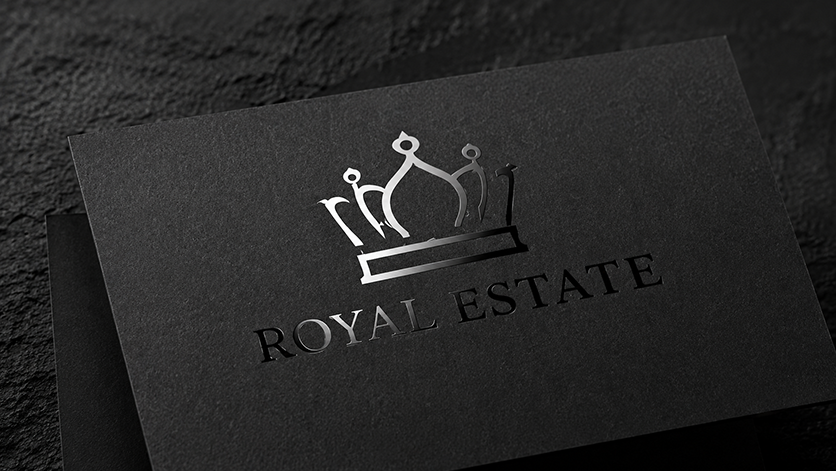 Spot UV business card finishing